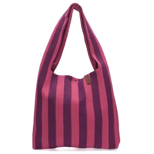 Shopper Lois - Lila/Rosa Plüsch - LOT83