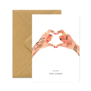 Grusskarte | Hands of Love