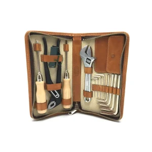 Werkzeug-Set in Ledertasche | Coxorange