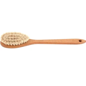 Rückenbürste (soft) mit Stiel aus Pferdehaar und Eichenholz | 38cm