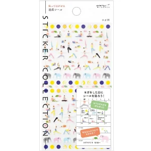 Ministicker-Set für Planer | Yoga | 120 Aufkleber