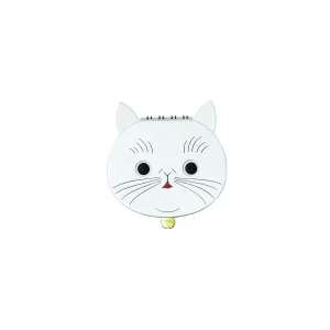 Cat Ring Memo | Interaktives Notizbuch mit weisser Katze