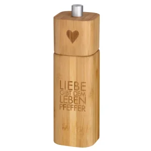 PET Pfeffermühle "Liebe gibt dem Leben Pfeffer" - Räder